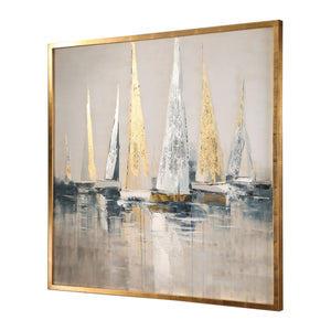 Regatta Hand Painted Canvas