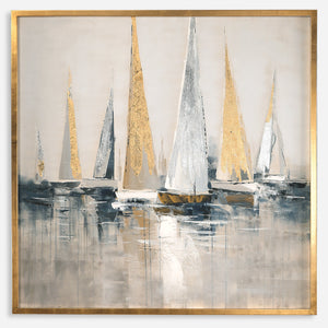 Regatta Hand Painted Canvas