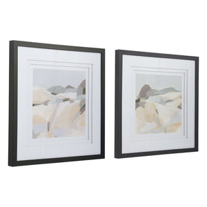 Western Landscape Framed Prints, S/2