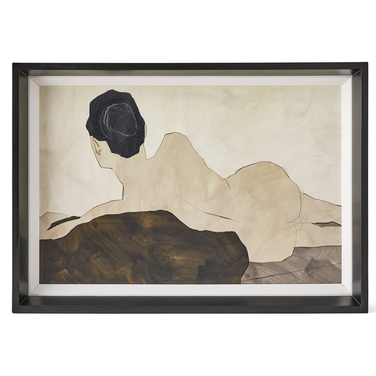 Woman in Repose Framed Print