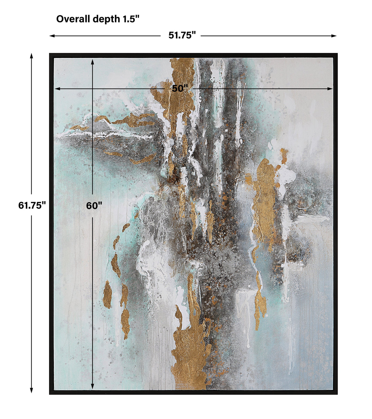 Mountain Mist Hand Painted Canvas