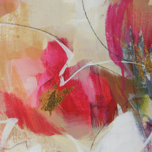 Fresh Start Red Abstract Prints, S/6