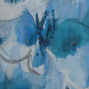 Fresh Start Blue Abstract Prints, S/6