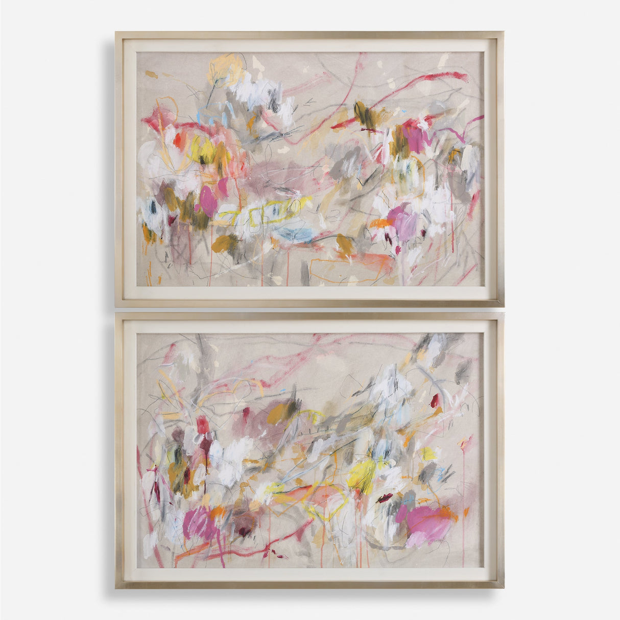 Metropolitan Rush Abstract Prints, S/2