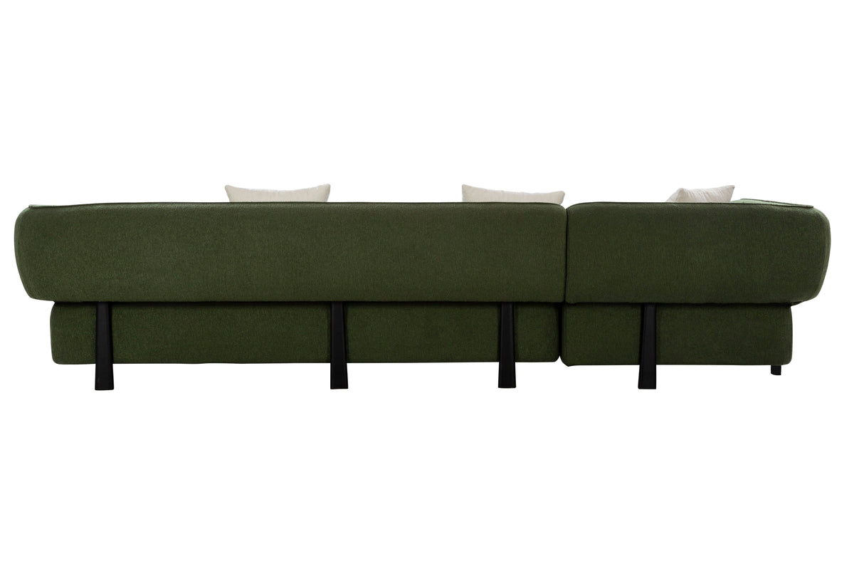 Celestial Coral Green Sectional W262