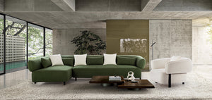 Celestial Coral Green Sectional W262