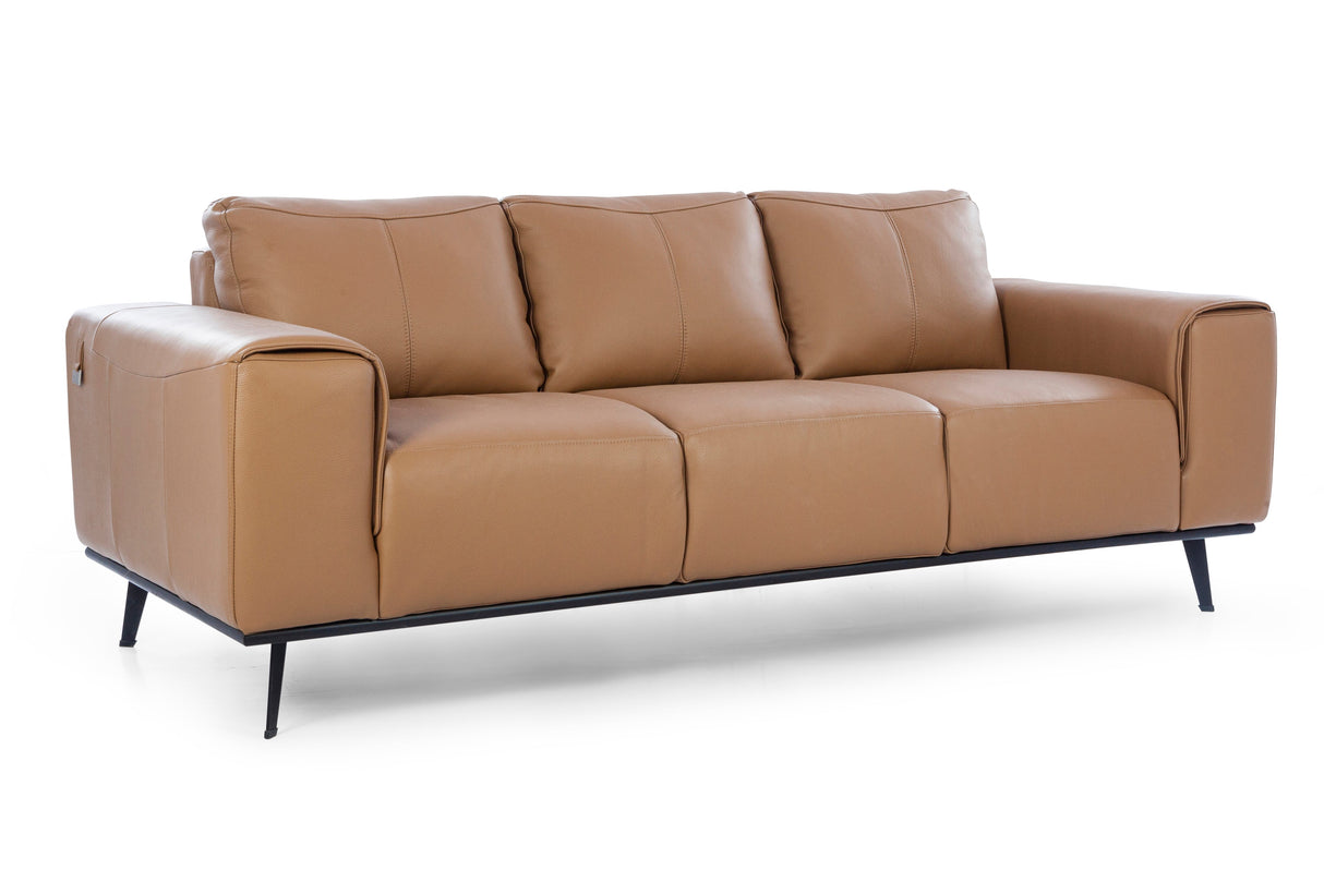 Alberta Half Leather Sofa