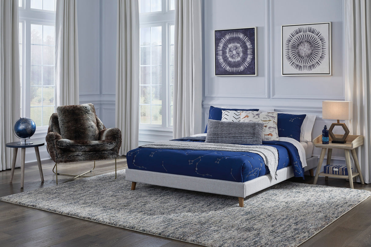 Tannally Full Upholstered Platform Bed