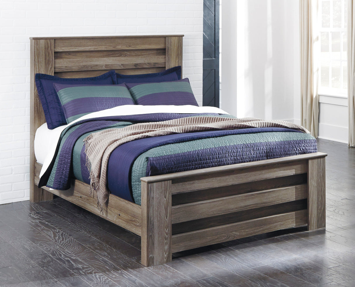 Zelen King Panel Bed