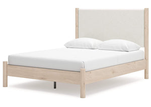 Cadmori Queen Upholstered Panel Bed