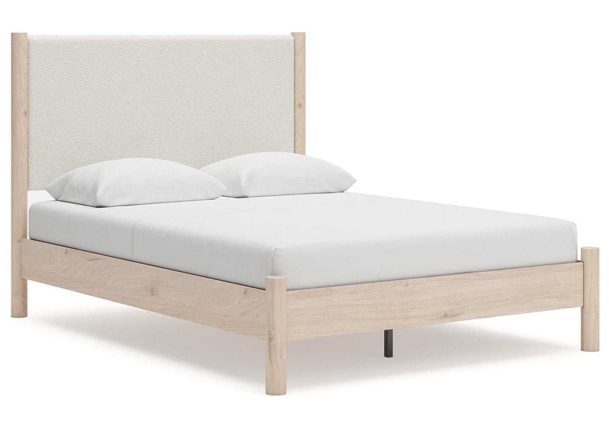 Cadmori Queen Upholstered Panel Bed