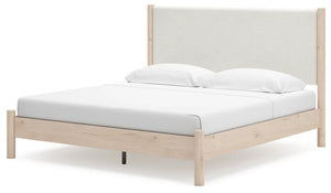 Cadmori King Upholstered Panel Bed