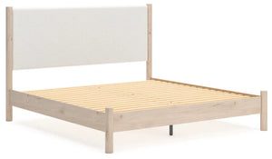 Cadmori King Upholstered Panel Bed