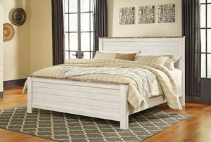 Willowton 7 Piece King Panel Bed Set1