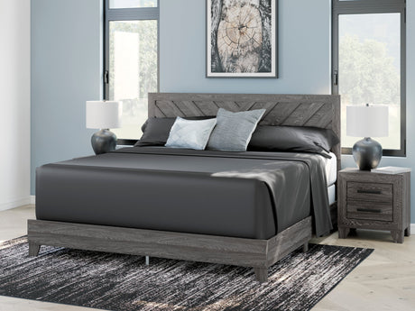 Sylveri King Chevron Panel Bed