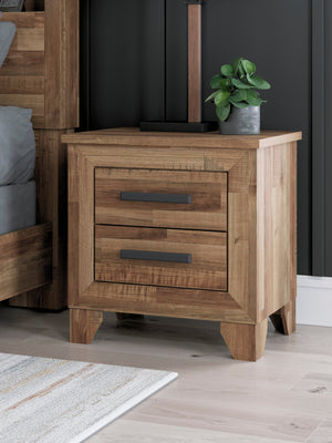 Finaria Two Drawer Night Stand