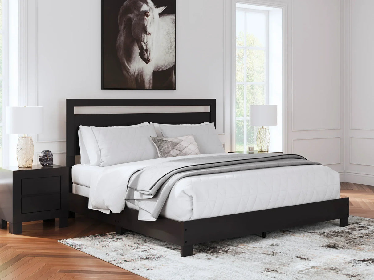 Kasteiner King Panel Bedroom with Free Mattress