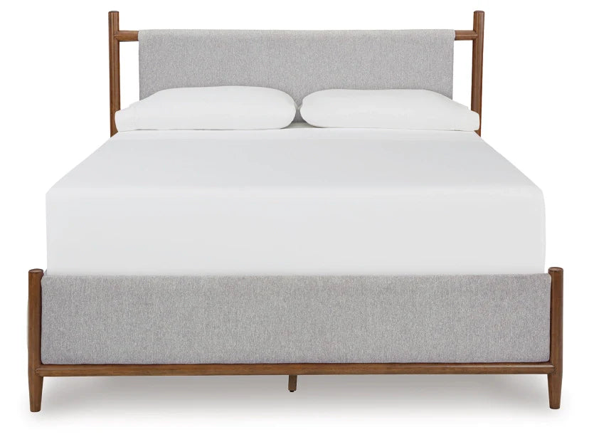 Lyncott Queen Upholstered Panel Bed