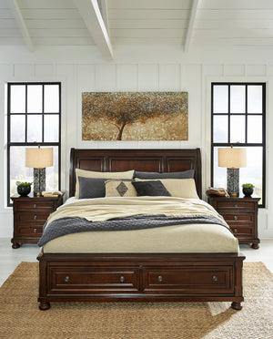 Porter King Sleigh Storage Bed