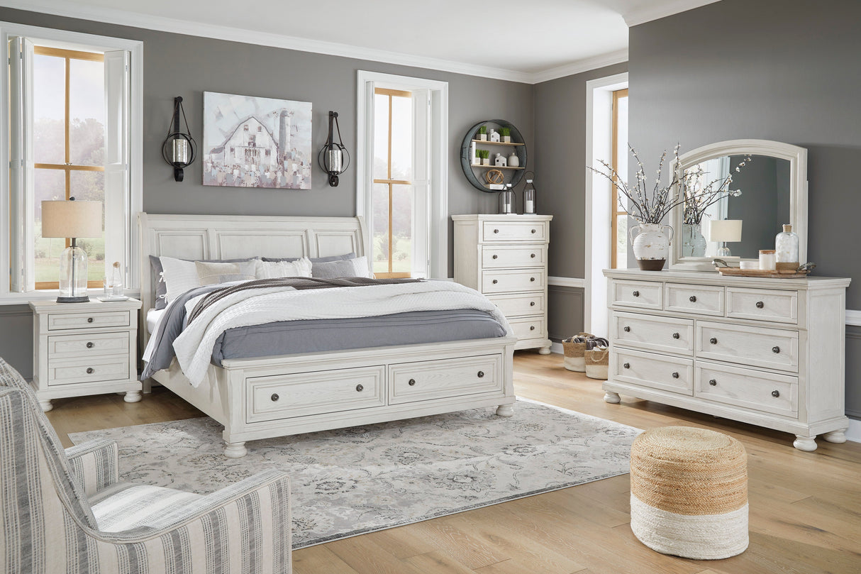 Robbinsdale King Sleigh Bedroom Set