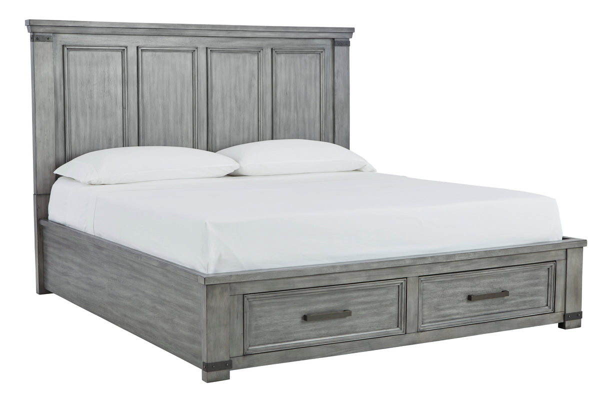 Russelyn King Panel Bed