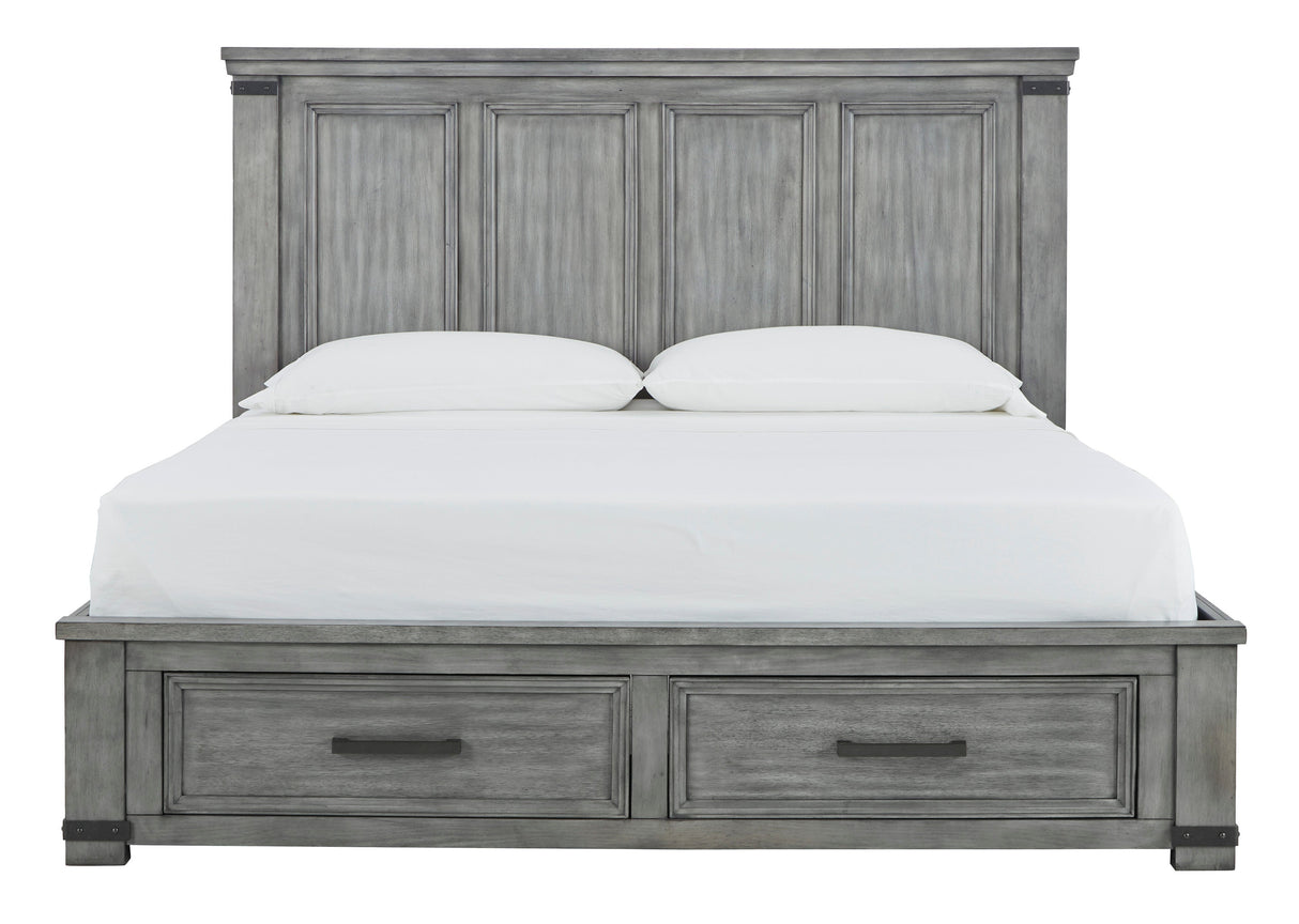 Russelyn King Panel Bed