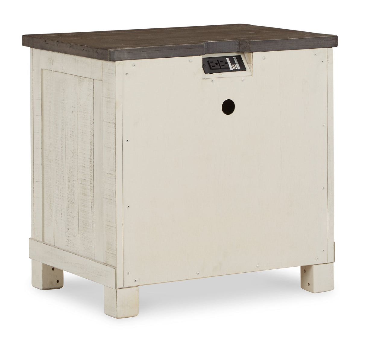 Brewgan Two Drawer Night Stand