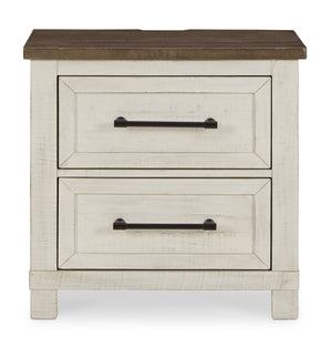 Brewgan Two Drawer Night Stand