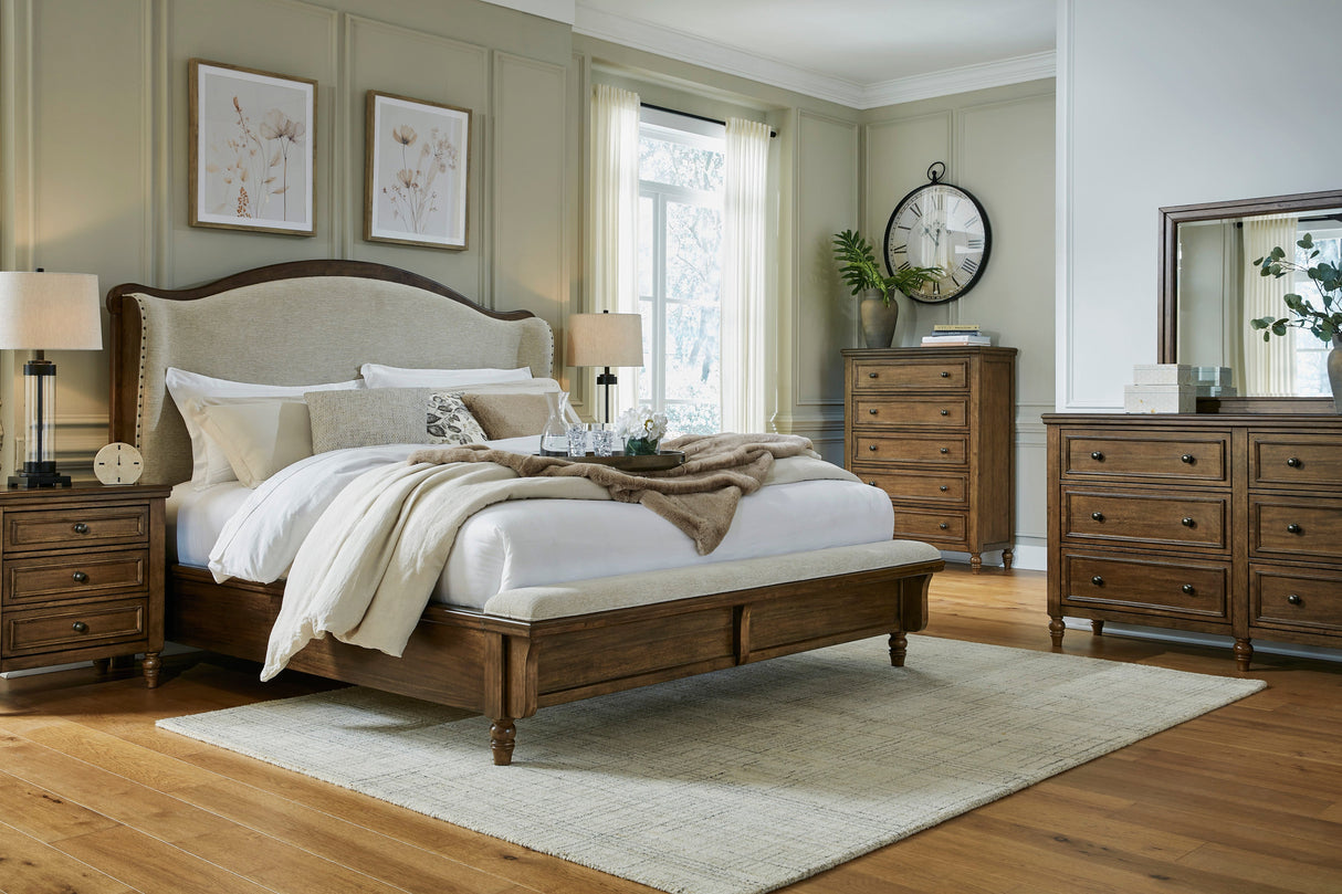 Sturlayne King Upholstered Panel Bedroom