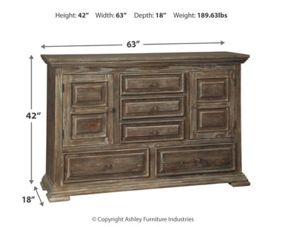 Wyndahl B813-Dresser and Mirror