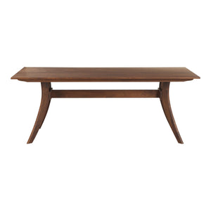 Florence Rectangular Dining Table Small Walnut