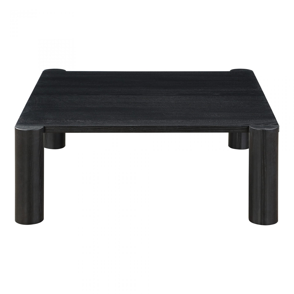 Post Coffee Table Black Oak