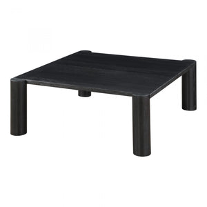 Post Coffee Table Black Oak