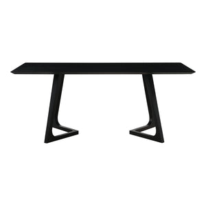 Godenza Dining Table Rectangular Black Ash