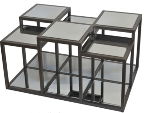 Multi Level Mirror Coffee Table