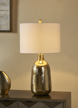 Brass Finish Table Lamp