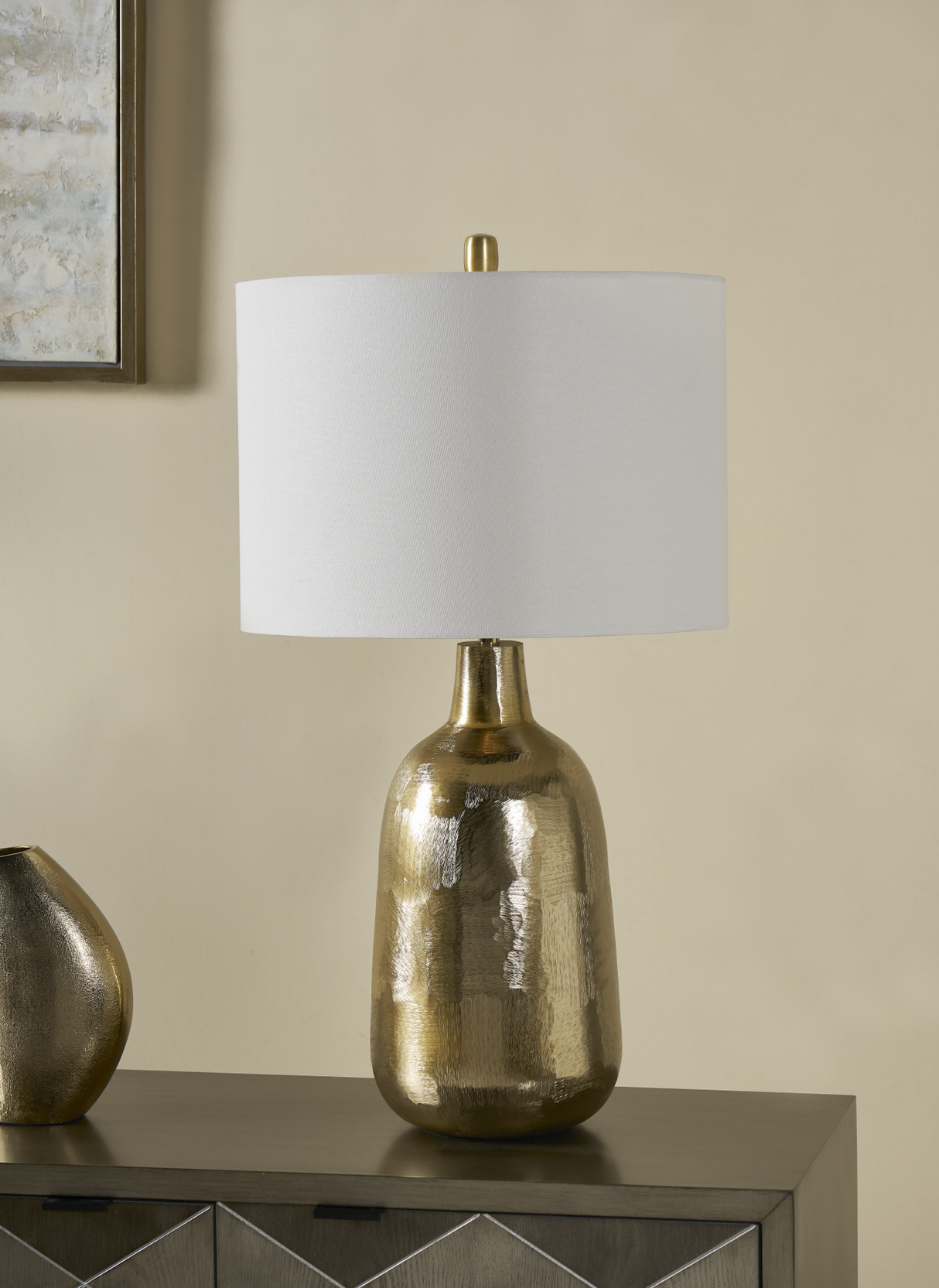 Brass Finish Table Lamp