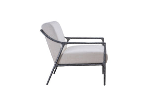 iron linen - Sliver Accent chair