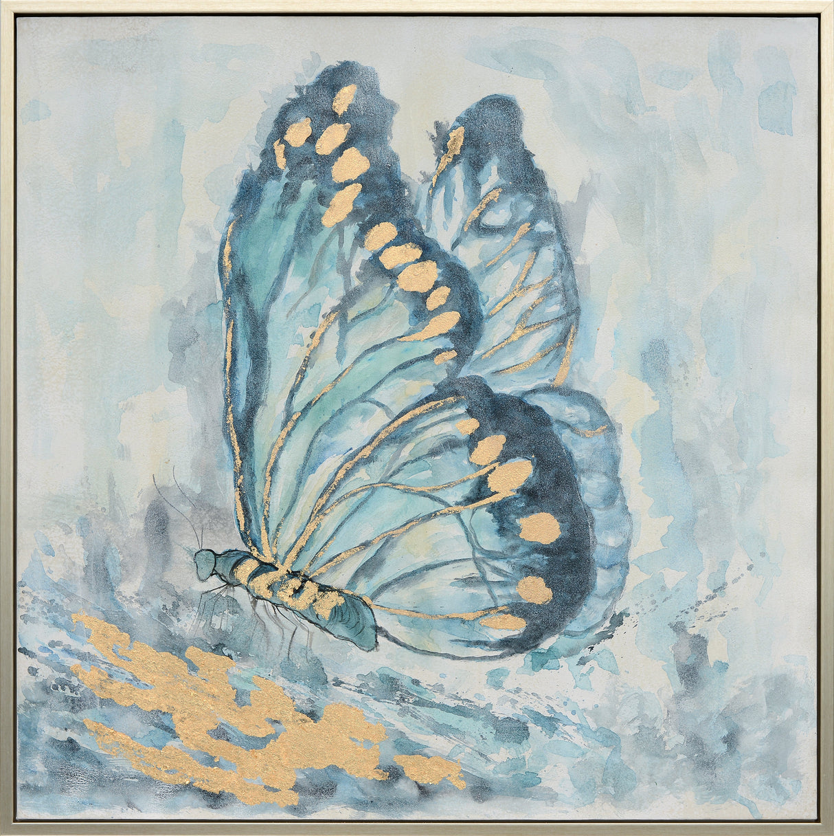 Dona's Butterfly Handpainted Wall Painting