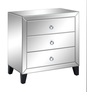 Bentley 3 Drawer Beveled Mirrord Chest