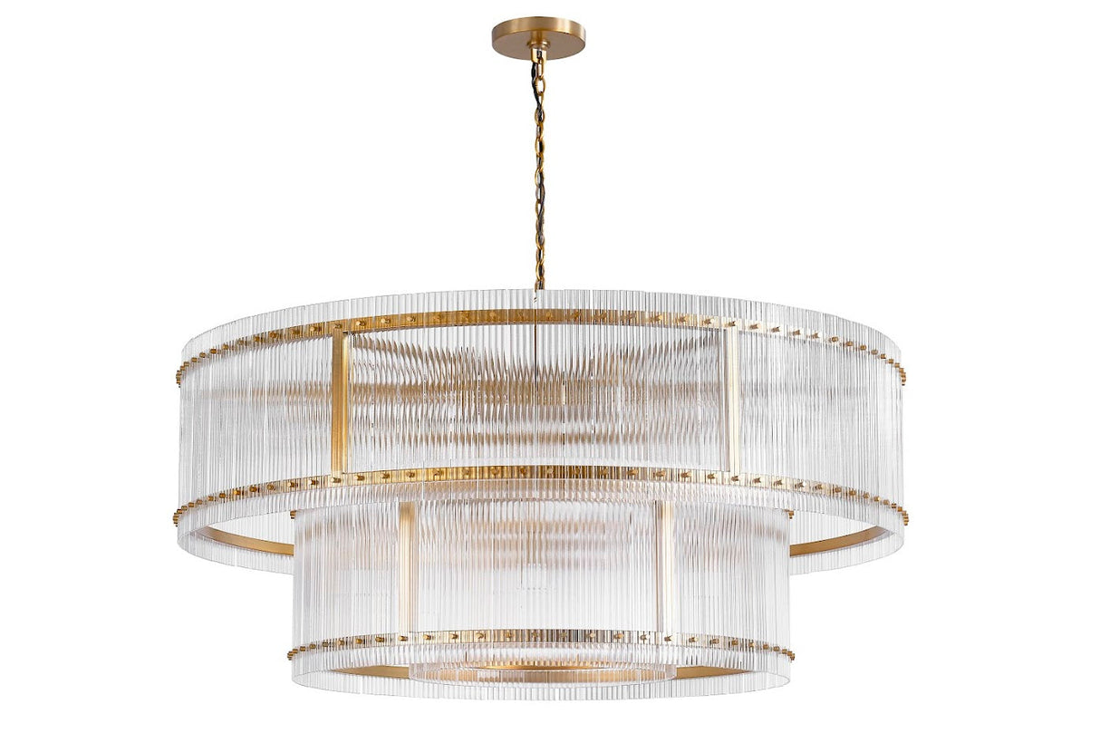 Abdul  2 Level 60" Dia Pendant Lamp