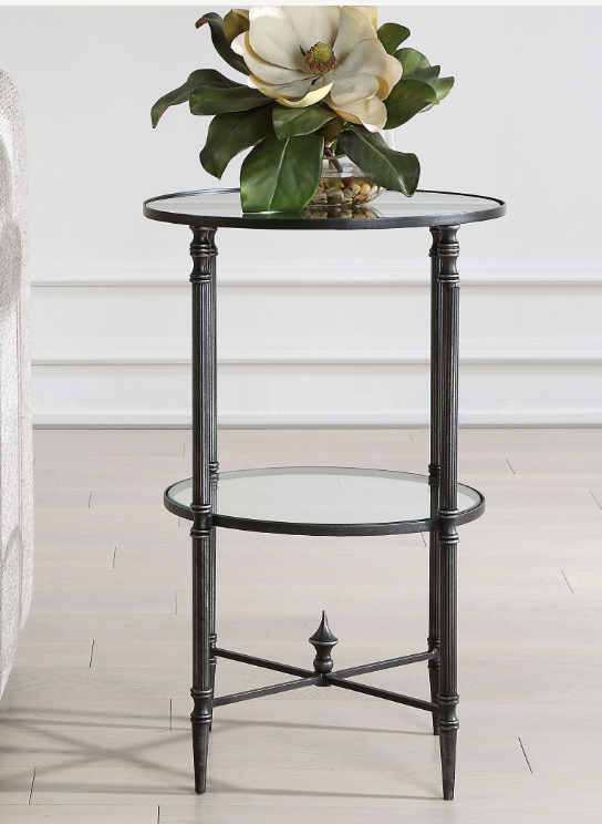 Henzler Small Oval Accent Table - 40x40 Cm