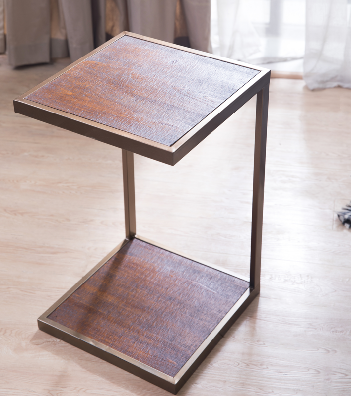 Wooden Square C Table