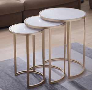 Moon Circle Side Table Set of 3