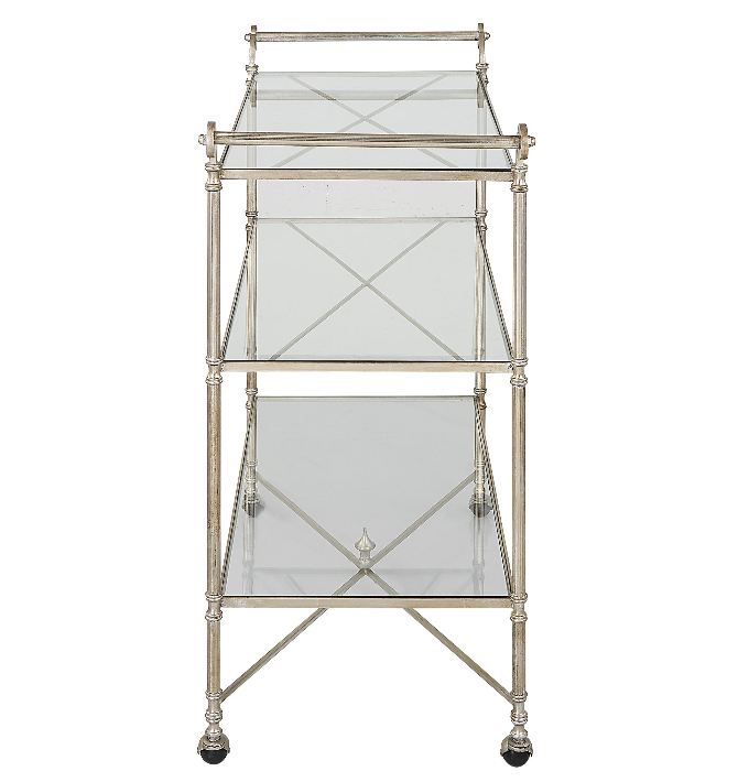 Henzler Gold Bar Cart - 45x106 CM