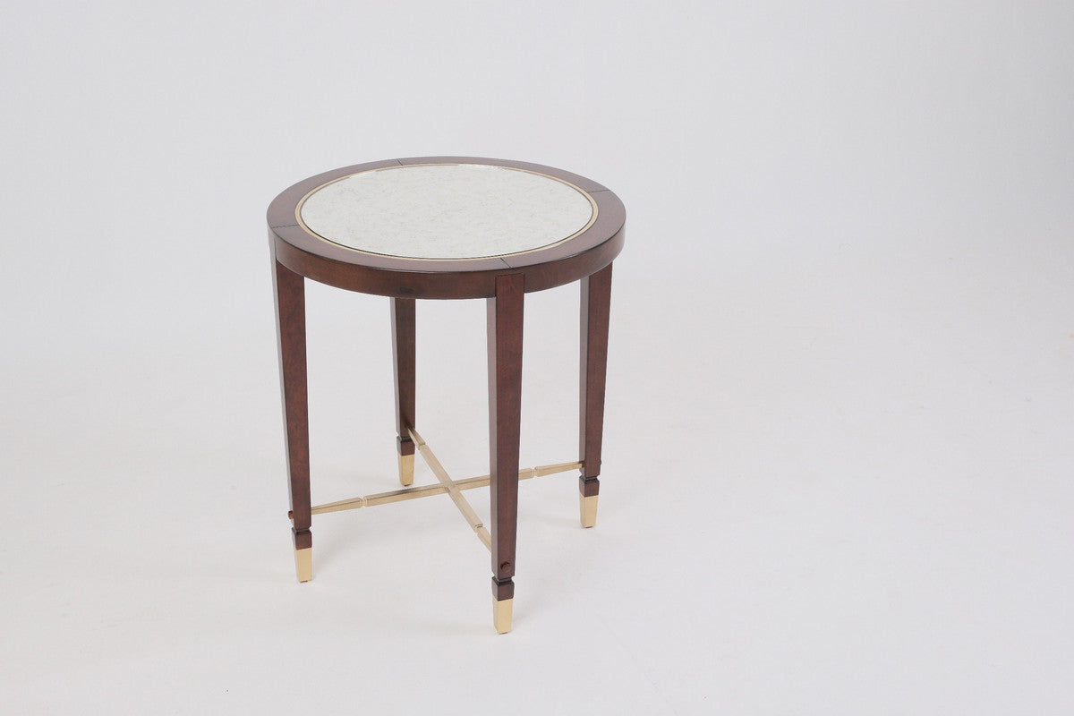 Diwan Silver Side Table