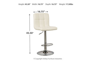 Bellatier Adjustable Height Bar Stool