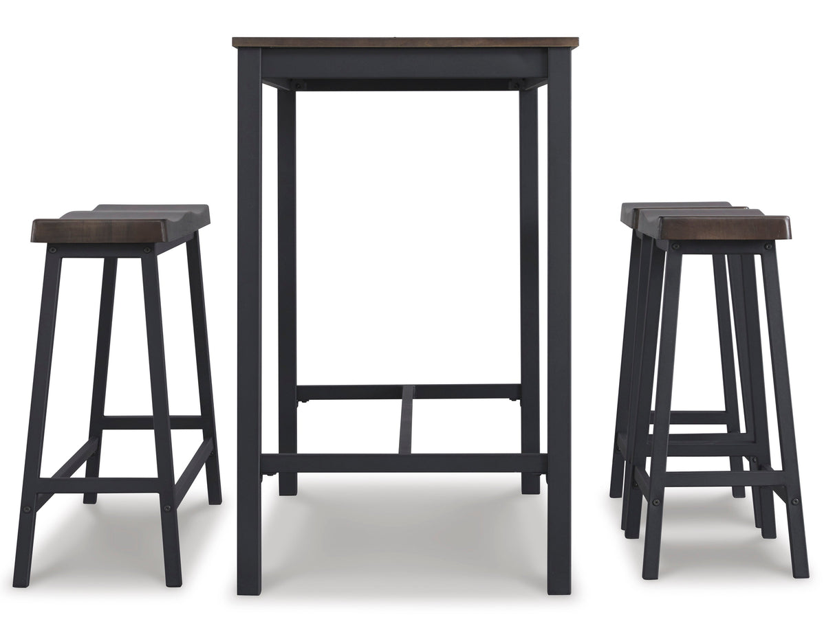 Playden Counter Height Dining Table and Bar Stools (Set of 4)