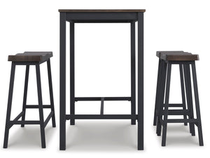 Playden Counter Height Dining Table and Bar Stools (Set of 4)