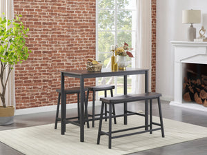 Playden Counter Height Dining Table and Bar Stools (Set of 4)